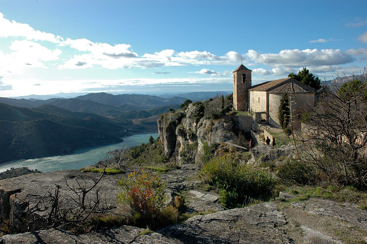 Paisatge de Priorat · Siurana - Pantà i església